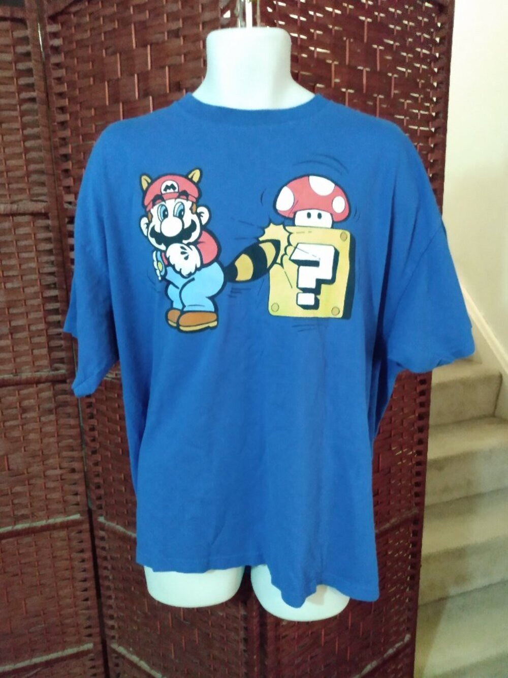 Vintage Y2K Super Mario Bros T Shirt XXL 2002 Nintendo